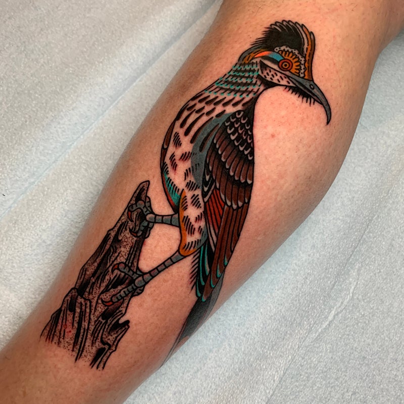 looneytunes Wile E Coyote and Roadrunner tattoo with a great story behind  it by seanheirigs mraff21 roadrunnertattoo loonytunestattoo  Instagram